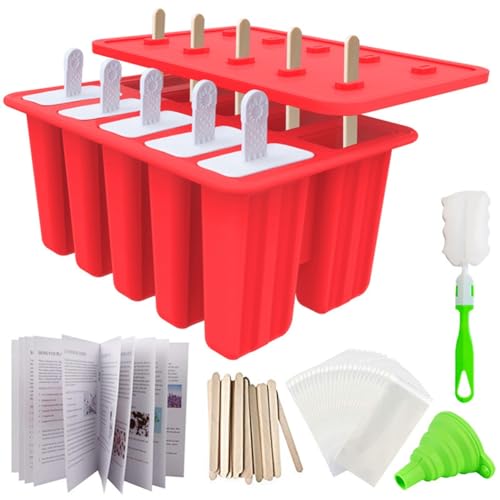 Kznifmk Popsicleform aus lebensmittelechtem Silikon, Popsicle-Form aus Silikon, für die Küche, selbstgemachte Eiscreme-Maschine von Kznifmk