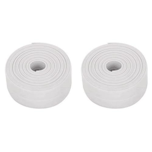 Kznifmk Wasserdichtes Dichtungsband Gegen Schimmel für Küche und Bad, Weißes Dichtungsmittel für Dusche, Waschbecken und Badewanne, 3,2 M X 2,2 cm von Kznifmk
