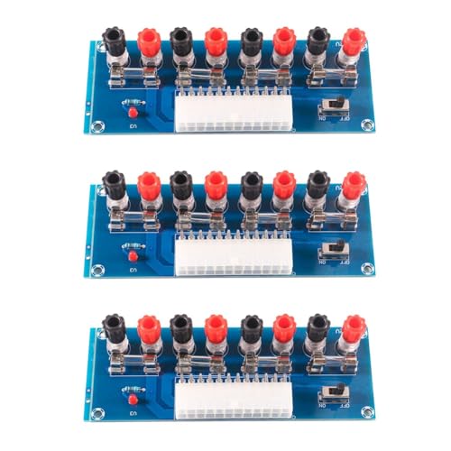 Kznifmk XH-M229 Desktop-Chassis Stromversorgung Übertragungskarte ATX Stromkabelmodul Terminalmodul Ausgang Stromversorgung 24-polig von Kznifmk
