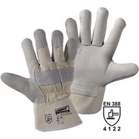 L+d Upixx Asphalt 1578 Rindnarbenleder Arbeitshandschuh Größe (Handschuhe): Universalgröße en 388:20 von Grau