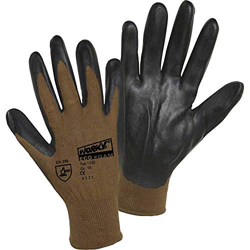 L+D worky Worky L+D ECO NITRIL 1162-8 Viskose Arbeitshandschuh Groeße (Handschuhe): 8, M EN 388 CAT II, 3 Stück von Worky