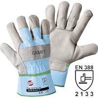 Leipold+dohle Gmbh - l+d Granit 1574 Rindnarbenleder Arbeitshandschuh Größe (Handschuhe): 8, m en 388:2016 cat ii 1 Paa von LEIPOLD + DOHLE GMBH