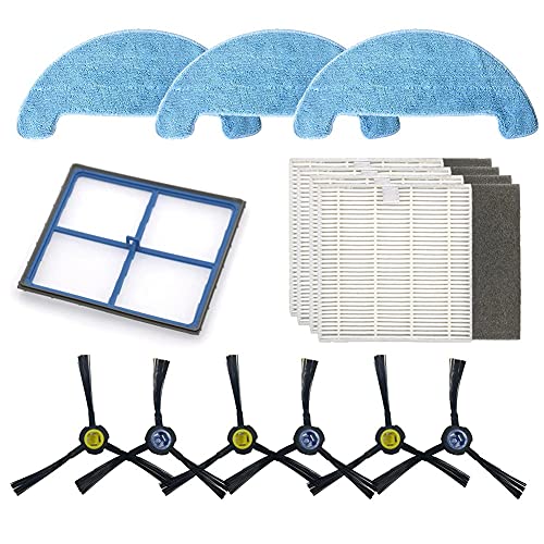L/c 14-teiliges Set mit Seitenbürste, Filtermopp, Tuch, Zubehör-Set für Amibot Animal XL H2O Roboter-Sweep-Staubsauger-Teile L/c 14-teiliges Set mit Seitenbürste, Filtermopp, Tuch, Zubehör-Set für Amibot Animal XL H2O Roboter-Sweep-Staubsauger-Teile von L/c