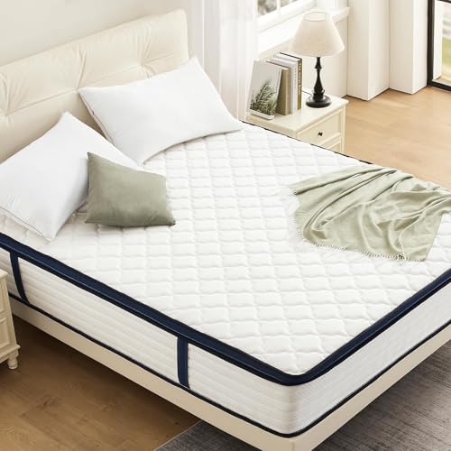 L'AGRATY Kingsize-Matratze, 150 x 200 x 22 cm, gefederte Hybrid-Matratze mit Memory-Schaum-Matratze zur Druckentlastung, 7-Zonen-Unterstützung, mittelfest, 150 x 200 x 22 cm L'AGRATY Kingsize-Matratze, 150 x 200 x 22 cm, gefederte Hybrid-Matratze mit Memory-Schaum-Matratze zur Druckentlastung, 7-Zonen-Unterstützung, mittelfest, 150 x 200 x 22 cm von L'AGRATY
