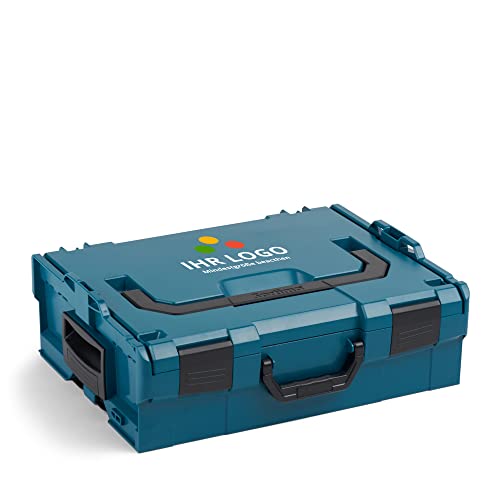 Bosch Sortimo L BOXX 136 grün personalisierbar mit Ihrem Logo | Größe 2 | Professioneller Werkzeugkoffer | Werkzeugkiste leer Kunststoff | Ideale Werkzeug Organizer Box von L-BOXX