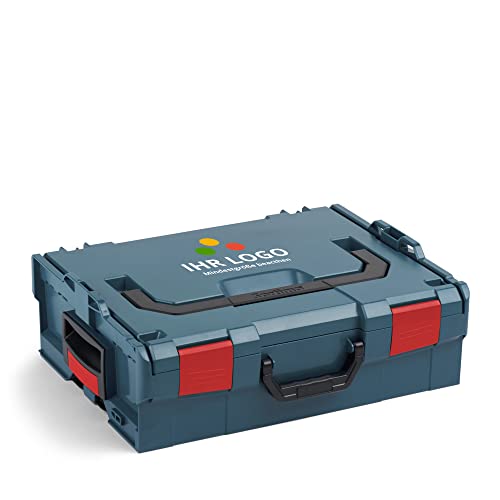 Bosch Sortimo L BOXX 136 professional blau personalisierbar mit Ihrem Logo | Größe 2 | Professioneller Werkzeugkoffer | Werkzeugkiste leer Kunststoff | Ideale Werkzeug Organizer Box von L-BOXX