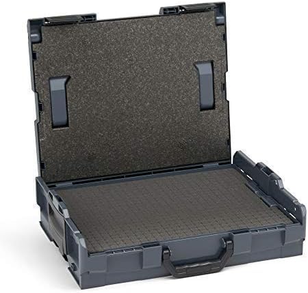 Bosch Sortimo L-Boxx 102 Werkzeugkoffer-Set Anthrazit individuell anpassbar mit Ihrem Logo | bestückt mit L BOXX 102 Einlage Ordnungssystem Rasterschaumstoff und Deckelpolster von L-BOXX