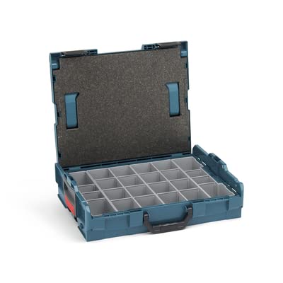 Bosch Sortimo L-Boxx 102 Werkzeugkoffer-Set Professional Blau individuell anpassbar mit Ihrem Logo | bestückt mit L BOXX 102 Einlage Ordnungssystem K3 und Deckelpolster von L-BOXX