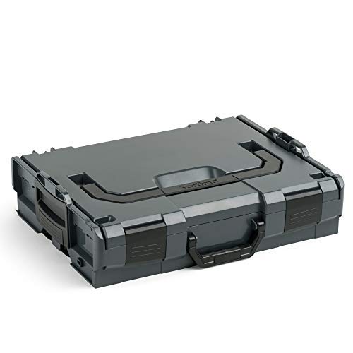 Bosch Sortimo L-Boxx 102 in Anthrazit Werkzeugkoffer Set | Innovatives Transportsystem | Bosch Werkzeugkoffer Größe 1 Leer | Kompatibel mit L-Boxx von Sortimo