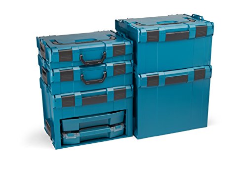 Bosch Sortimo L-Boxx Grün Werkzeugkoffer Set | LBOXX 102 LBOXX 136 LBOXX 238 LBOXX 374 LS-BOXX 306 inkl. i-BOXX & LS-Tray | Sortierset mit L BOXX Einlage B3 & i BOXX Einlage C3 von L-BOXX