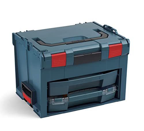 L-BOXX Sortimo LS-BOXX 306 professional blau Werkzeugkoffer Set ohne Logo | inklusiv i-BOXX 72 leer & LS-Schublade 72 leer | Transportsystem Werkzeug von L-BOXX