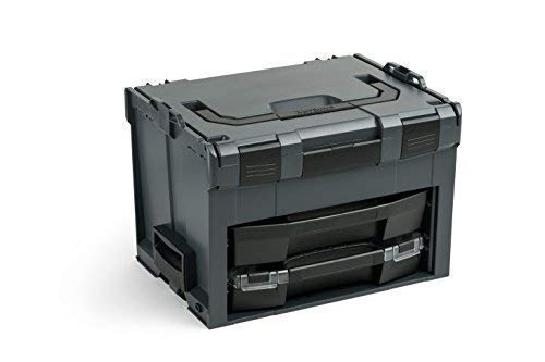 Bosch Sortimo LS-Boxx 306 Werkzeugkoffer Set in Anthrazit | Mit i-Boxx 72 C3 & LS-Schublade 72 | Bosch Werkzeugkoffer Leer | Kompatibel mit LBoxx von L-BOXX