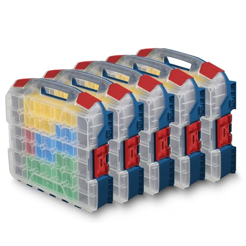 L-BOXX W-BOXX 102 Professional Blau | 5er-Set Premium Sortimentskasten L-Case | Stapelbare Schraubenboxen mit Transparentem Deckel | Inklusive Inset-Boxen-Set L-BOXX W-BOXX 102 Professional Blau | 5er-Set Premium Sortimentskasten L-Case | Stapelbare Schraubenboxen mit Transparentem Deckel | Inklusive Inset-Boxen-Set von L-BOXX