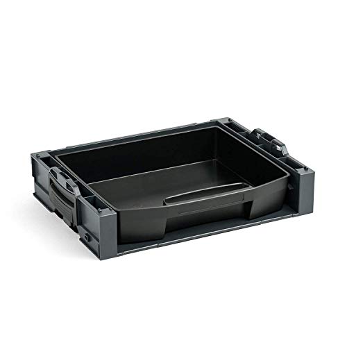 L-BOXX Sortimo i-Rack aktiv anthrazit bestückt mit LS-Schublade 72 schwarz von L-BOXX