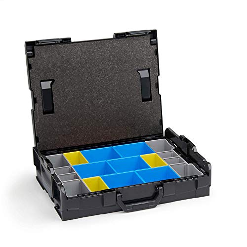 L-BOXX System von L-BOXX Sortimo | blackline schwarz L Boxx 102 mit Einsatz BC3 | Werkzeugkoffer Verschlüsse anthrazit von L-BOXX