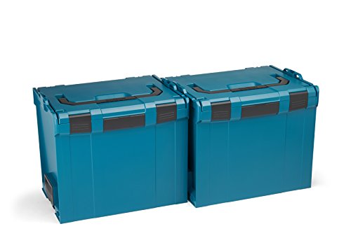 Werkzeug Aufbewahrung Koffer | 2x Bosch Sortimo L BOX 374 | Werkstatt Ordnungssystem | Idealer Werkzeugkoffer leer | Aufbewahrungsbox Werkzeug von L-BOXX