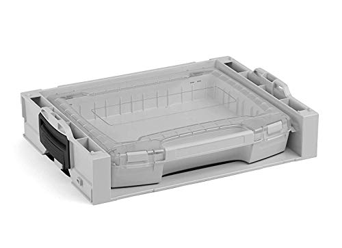 i-BOXX Rack aktiv mit i-BOXX 72 | Werkzeugkoffer stapelbar L-BOXX | Werkzeugaufbewahrung System Regal | Ideal für i-BOXX 72 & LS-Schublade 72 von L-BOXX
