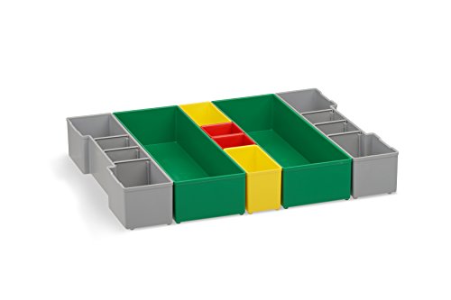 Werkzeug Organizer Box | Bosch Sortimo L-BOXX 102 Insetboxenset G3 | Erstklassige Sortierboxen für Kleinteile | Aufbewahrungssystem für Schrauben von L-BOXX