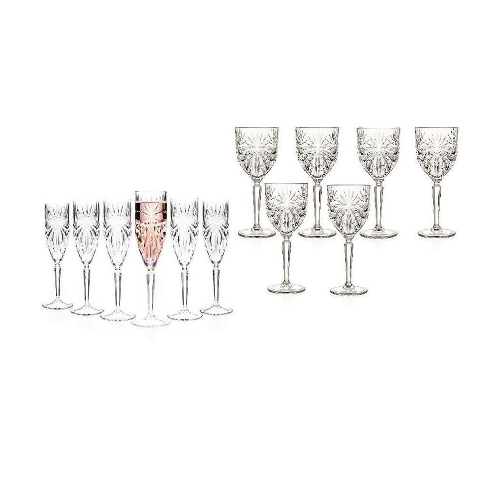 L Design Gläser-Set RCR Oasis Spar-Set 1 by L-Design 12tlg., Glas von L Design