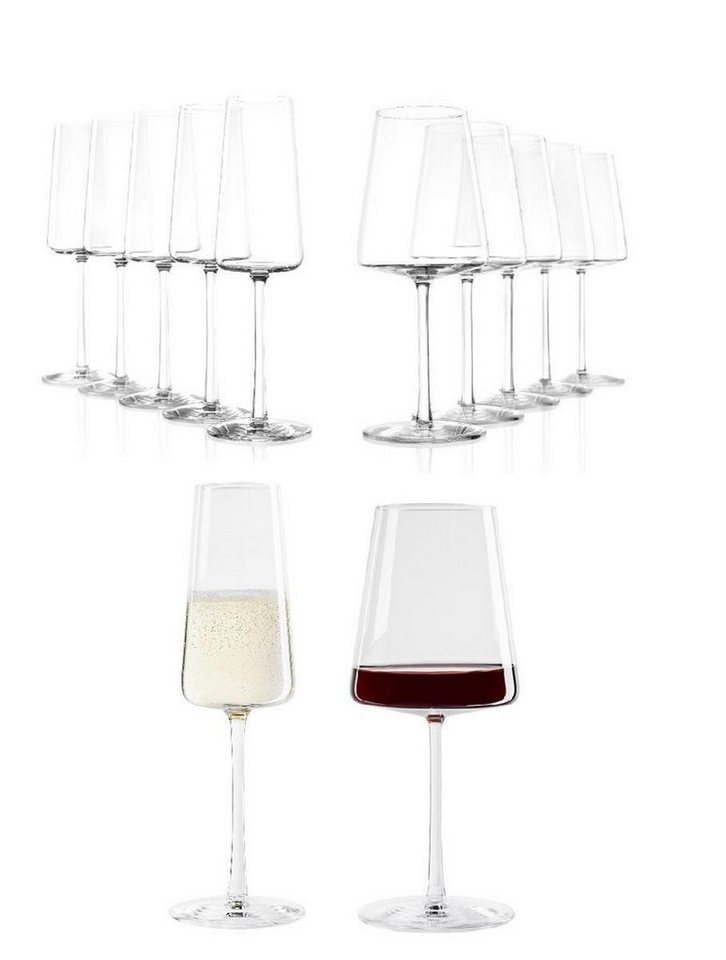 L Design Gläser-Set Stölzle Lausitz Power Spar-Set 1 by L-Design 12tlg., Glas von L Design