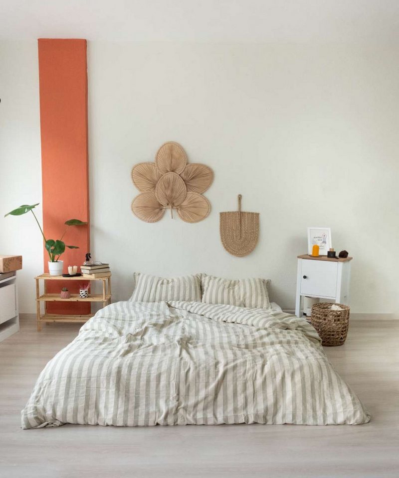 L'Essentiel Maison Bettwäsche Set- Green White Stripe, Baumwolle, 2 teilig, 100% reine Baumwolle, Garment-Wash-Effekt L'Essentiel Maison Bettwäsche Set- Green White Stripe, Baumwolle, 2 teilig, 100% reine Baumwolle, Garment-Wash-Effekt von L'Essentiel Maison