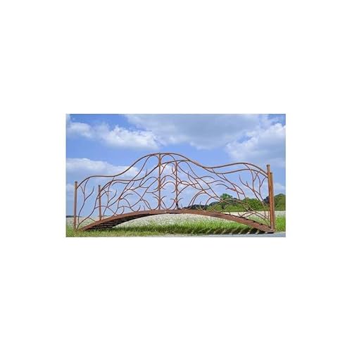 L'Héritier Du Temps Gartenbrücke Brügge für den Außenbereich, aus rohen Stahl, oxidiert, dekorativ und funktional, 69 x 150 x 300 cm L'Héritier Du Temps Gartenbrücke Brügge für den Außenbereich, aus rohen Stahl, oxidiert, dekorativ und funktional, 69 x 150 x 300 cm von L'Héritier Du Temps