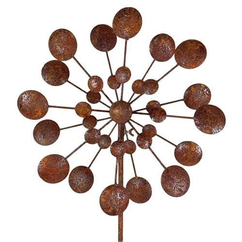 L'Héritier Du Temps Große Windmühle, Doppelflügel, mobil, oxidiert, auf Spike, 40 x 40 x 170 cm L'Héritier Du Temps Große Windmühle, Doppelflügel, mobil, oxidiert, auf Spike, 40 x 40 x 170 cm von L'Héritier Du Temps