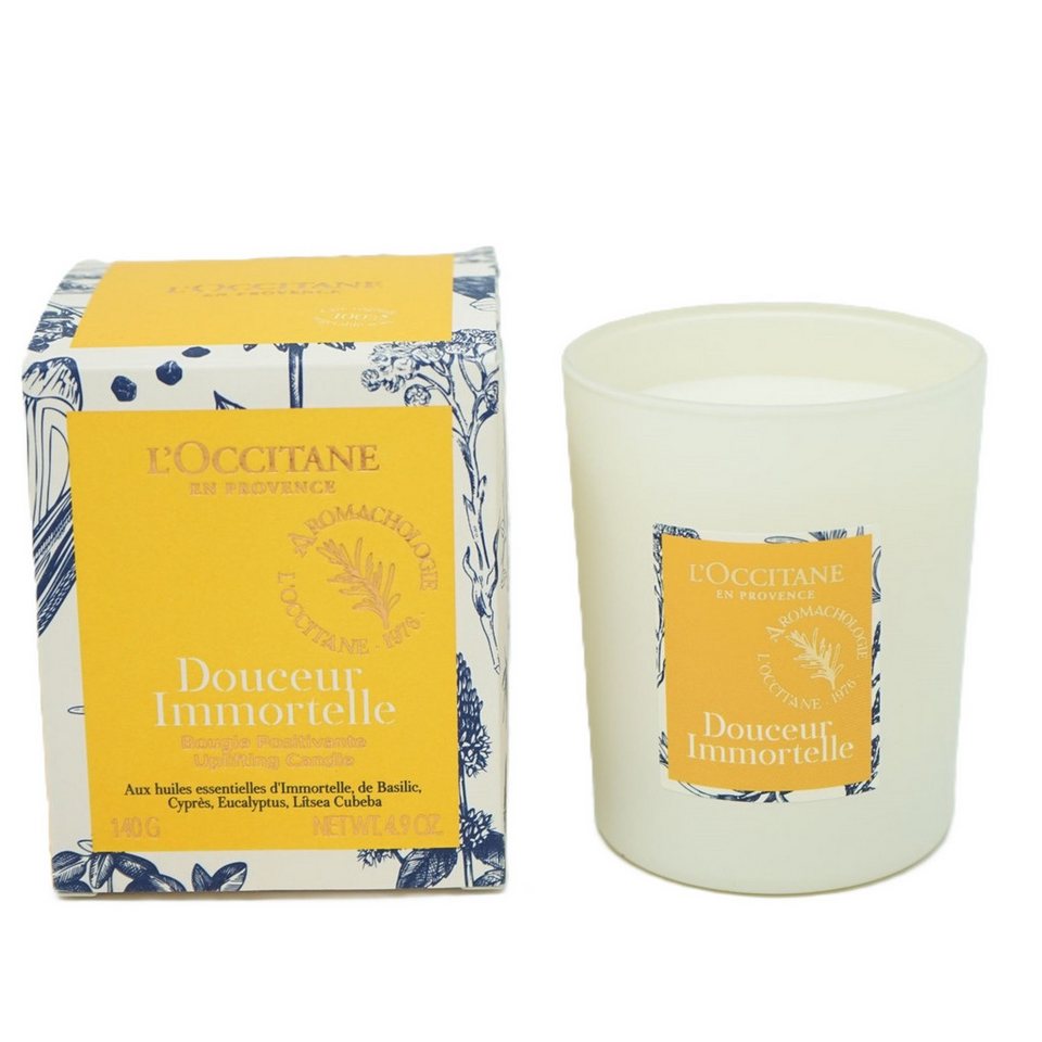 L'OCCITANE Duftkerze Loccitane Douceur Immortelle Duftkerze Candle 140 g von L'OCCITANE