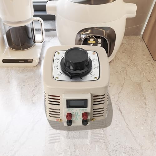 L-home 1000W 4A 230V Ringkerntransformator Trafo 0-250V Stelltrafo Regeltrafo Digital Control Transformation Trafo Ringkerntrafo von L-home