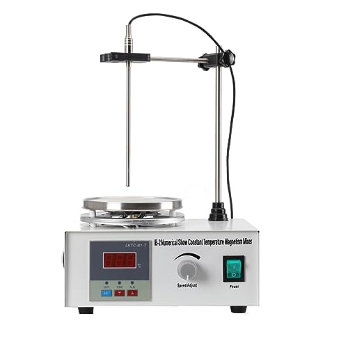 L-home 25W 220V Labor Magnetrührer mit Heizplatte 85-2 Magnetische Mixer Stirrer 1000ml 0-2000RPM Digital Display Magnetrührer Mischer Heizung von L-home