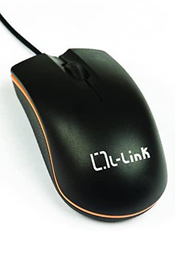 L-link Optische Maus, USB, Schwarz von L-Link