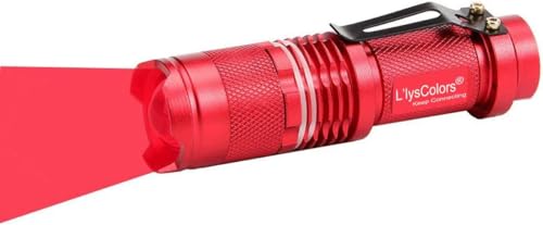 L'lysColors - ROTLICHT LED Taschenlampe 3 Modus Zoomable LED Rotlicht Taschenlampe L'lysColors - ROTLICHT LED Taschenlampe 3 Modus Zoomable LED Rotlicht Taschenlampe von Llys Colors