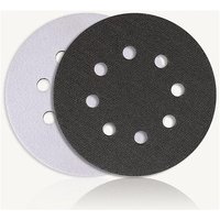 2er-Pack weiche Schleifpads aus Schwamm mit 8 Löchern für Schleifmaschinen, stoßfest und mit Geräuschreduzierungsschutz (125 mm) von L&H-CFCAHL