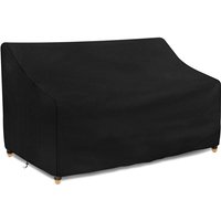 3-Sitzer-Gartenbank-Abdeckung 220 x 100 x 61/89 cm, wasserdicht, Gartensofa-Abdeckung, Oxford-Gewebe, winddicht, UV-beständig, mit Schnalle, Schwarz 3-Sitzer-Gartenbank-Abdeckung 220 x 100 x 61/89 cm, wasserdicht, Gartensofa-Abdeckung, Oxford-Gewebe, winddicht, UV-beständig, mit Schnalle, Schwarz von L&H-CFCAHL