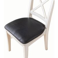 40x43cm wasser- und schmutzabweisendes Lederstuhlkissen Hufeisen schwarz 40x43cm wasser- und schmutzabweisendes Lederstuhlkissen Hufeisen schwarz von L&H-CFCAHL