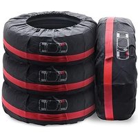 4er-Pack 16-20 Zoll Reifenabdeckungen, wasserdichte Reserveradabdeckung, Auto-Radschutzabdeckungen (Durchmesser 80 cm) von L&H-CFCAHL
