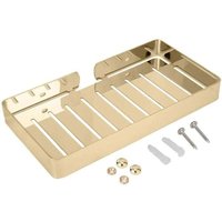 Badezimmerregal, Seifenschale, Edelstahl, Wandhalterung, Abflussregal, Aufbewahrungshalter, Korb für Badezimmer-Organizer Badezimmerregal, Seifenschale, Edelstahl, Wandhalterung, Abflussregal, Aufbewahrungshalter, Korb für Badezimmer-Organizer von L&H-CFCAHL