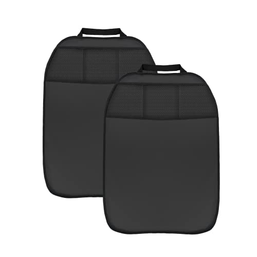 L&P A081S2 2 Stück Rückenlehnenschoner Rückenlehnenschutz Sitzschoner Rückenlehne Auto Kinder Lehnenschutz Hecksitzschoner Sitz Kunstleder Schwarz 3 Taschen Organizer Schutz für Autositz Sitzlehne L&P A081S2 2 Stück Rückenlehnenschoner Rückenlehnenschutz Sitzschoner Rückenlehne Auto Kinder Lehnenschutz Hecksitzschoner Sitz Kunstleder Schwarz 3 Taschen Organizer Schutz für Autositz Sitzlehne von L & P Car Design