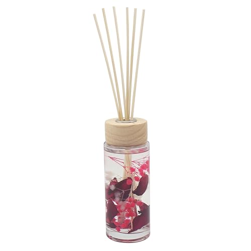 Lesser & Pavey Desire Aroma Pfingstrose & Rouge, Wildleder-Diffusor, 200 ml, für Raumduft, schöner Lufterfrischer für Stressabbau und ruhigen Geist, Aromatherapie-Diffusor, Geschenk für Damen und von L & P Home & Gifts