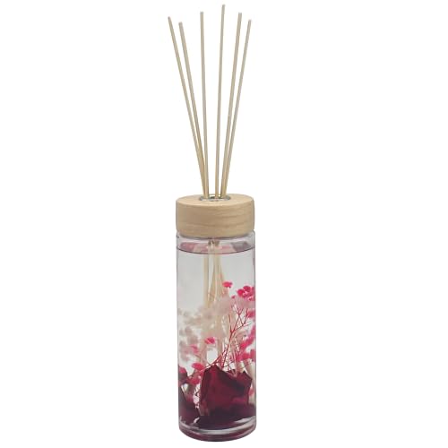 Lesser & Pavey Desire Aroma Pfingstrose & Rouge, Wildleder-Diffusor, 400 ml, für Raumduft, schöner Lufterfrischer für Stressabbau und ruhigen Geist, Aromatherapie-Diffusor, Geschenk für Damen und von L & P Home & Gifts