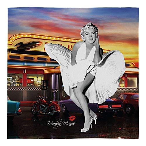 L&S PRINTS Marilyn Monroe American Diner Design Weiche Fleece-Decke Überwurf Sofa Bett Decke von L&S PRINTS