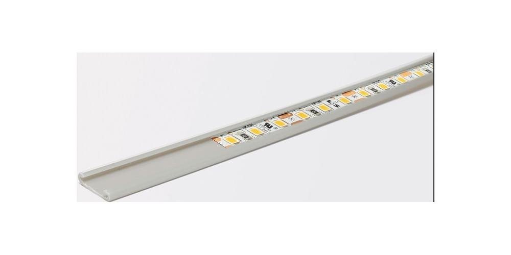 L&S Möbelbeschlag LED Flexiadapter passend für Nutprofil Länge 2000 mm grau von L&S