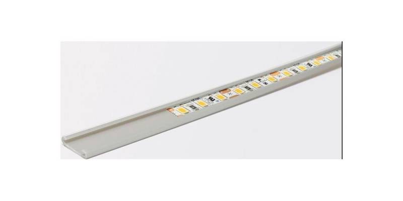 L&S Möbelbeschlag LED Flexiadapter passend für Nutprofil Länge 2000 mm grau von L&S