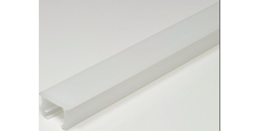 L&S Möbelbeschlag LED Nutprofil Nutprofil Nutmaß 14x10 mm Einbau Kunststoff Opal von L&S