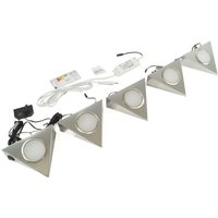 LED-Set pira - 5 Strahler inkl. Schalter und Trafo, Neutralweiß LED-Set pira - 5 Strahler inkl. Schalter und Trafo, Neutralweiß von L&S