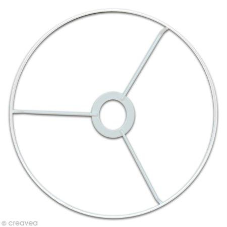 Ringring für Lampenschirm, 30 cm Weiß von L'univers de Piwi