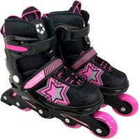 L.A. Sports Inline Skates, Polypropylen/Polyurethan, schwarz/pink - rosa von L.A. Sports