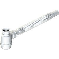 MINI-Flaschensiphon mit flexiblem Schlauchanschluss Ø1"1/4G L.B. Plast D180-4-224 weiß von L.B. PLAST