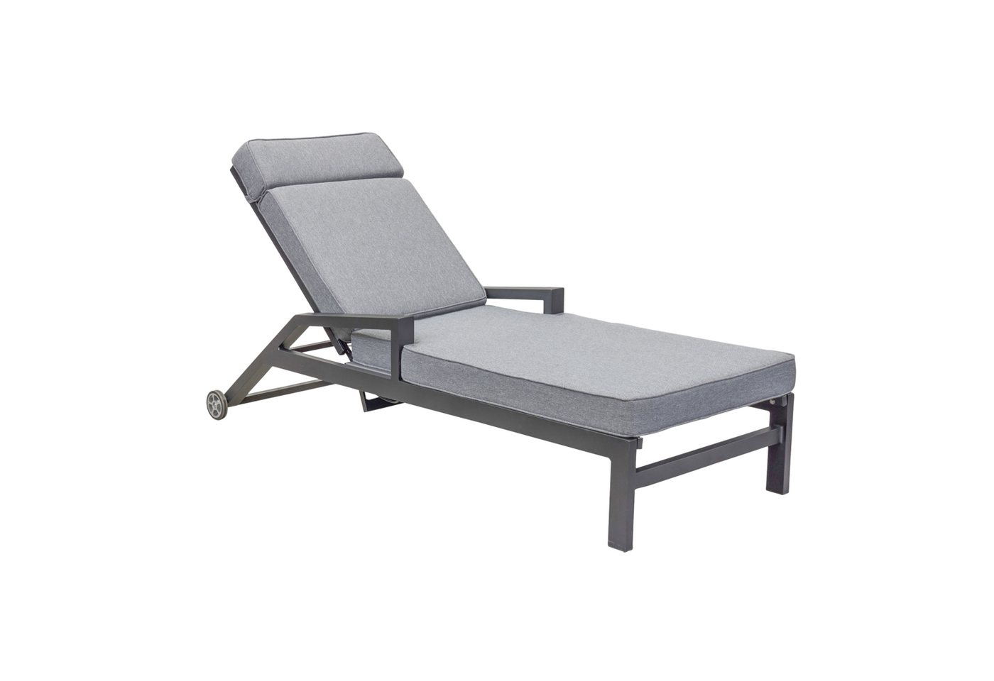 L.C. Wholesaler GmbH Gartenliege SONDRINO, Aluminiumgestell, mit Rollen, verstellbar L.C. Wholesaler GmbH Gartenliege SONDRINO, Aluminiumgestell, mit Rollen, verstellbar von L.C. Wholesaler GmbH