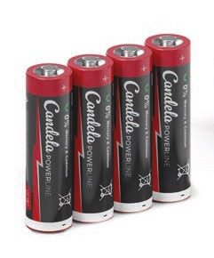 L.C. Wholesaler Batterien AAA 1.5V 4er-Set POWERLINE in Candela Powerline L.C. Wholesaler Batterien AAA 1.5V 4er-Set POWERLINE in Candela Powerline von L.C. Wholesaler
